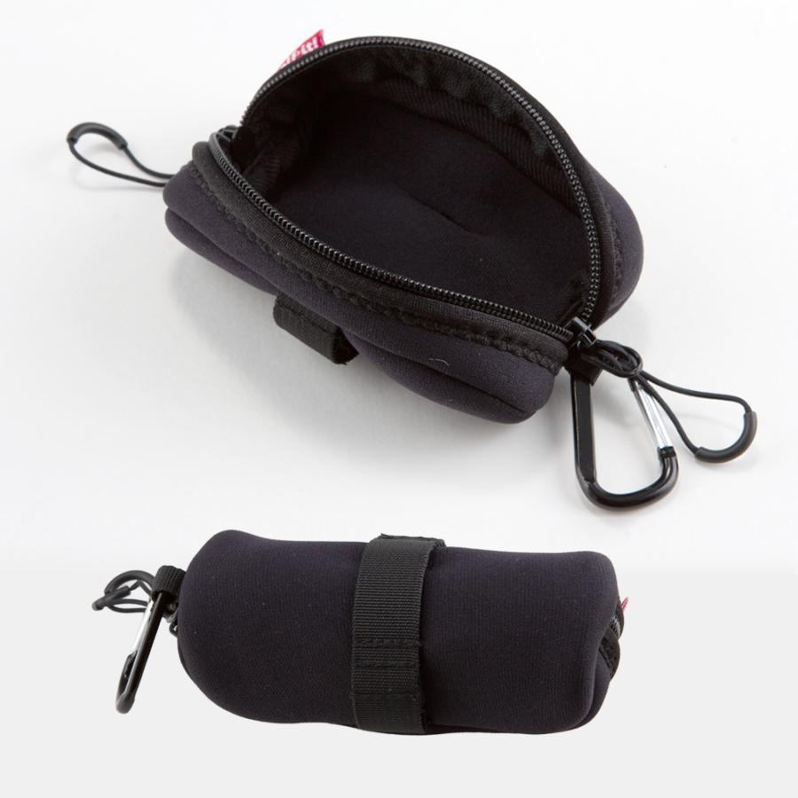 LITE（ライト） ゴルフ ボールケース ボールポーチ 3個入用 カラビナ