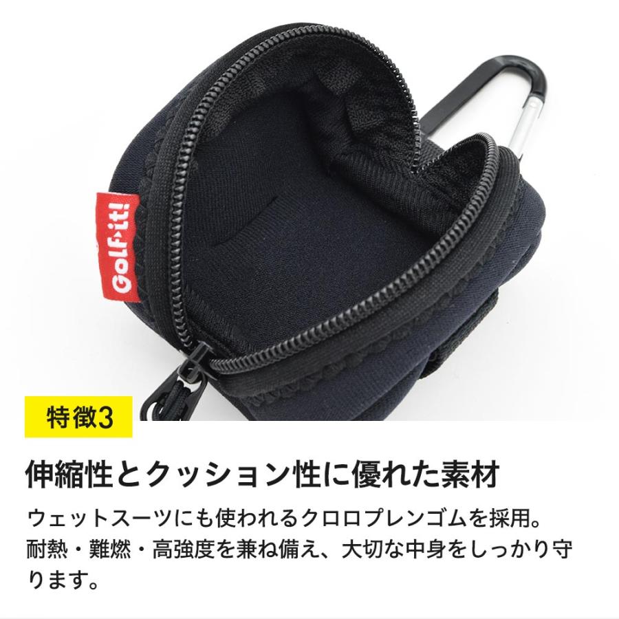 LITE（ライト） ゴルフボールケース ティーホルダー付きボールケース