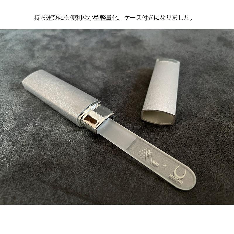 ガラスファイル 爪ヤスリ 箱入り マック鈴木 滑らか 水洗いOK MAC
