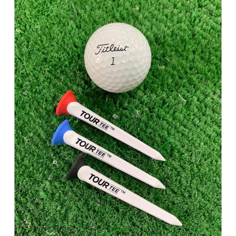 ゴルフ ティー Tour Tee ツアーティー 5本入り ゴム素材 ゴルフ ゴルフアクセサリー TOUR TEE ティ ロング3本 ショート2