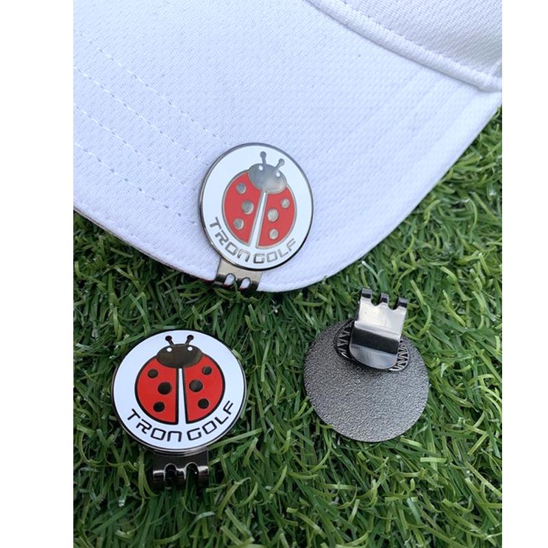 ゴルフ マーカー用 台座 クリップ てんとう虫 ハットクリップ マーカー