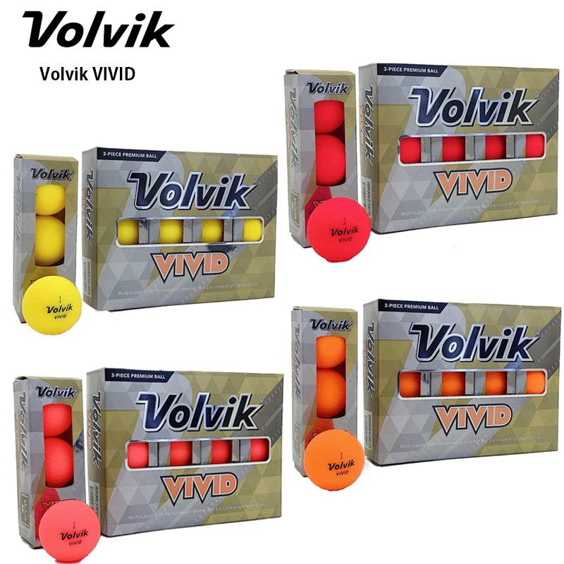 ルビック Volvik Vivid ゴルフ ボール 新作 飛距離 世界初のマットカラーボール Volvik Vivid ノーブルゴルフ 通販 Yahoo ショッピング
