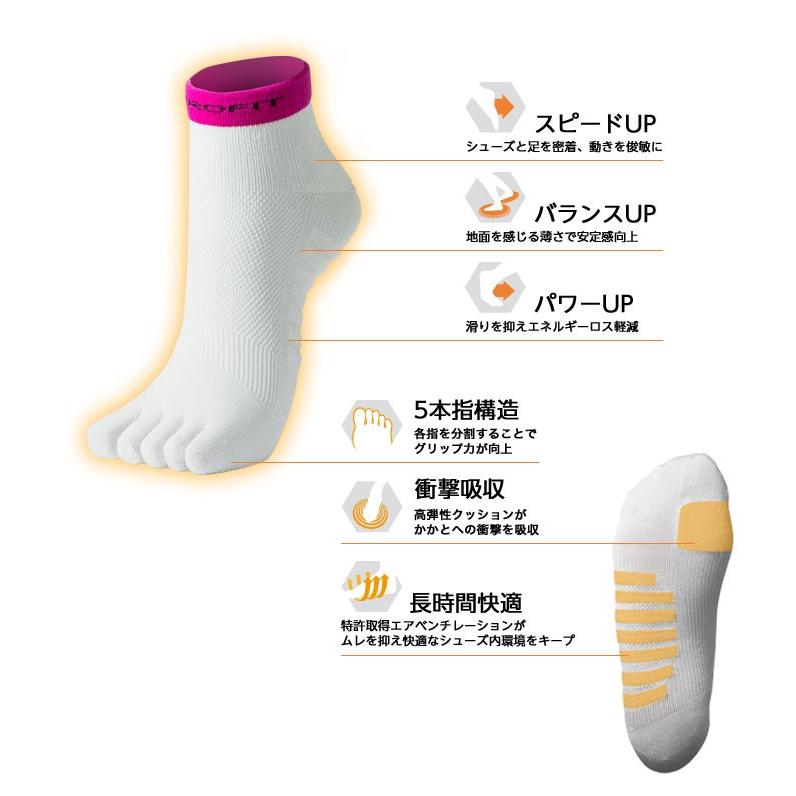 レビュー約束メール便送料無料 ソックス メンズ イオンスポーツ ゼロフィット ナノバイト 5本指ショート 滑らない 受験生応援 Zerofit Nano 5toe Short ノーブルゴルフ 通販 Yahoo ショッピング
