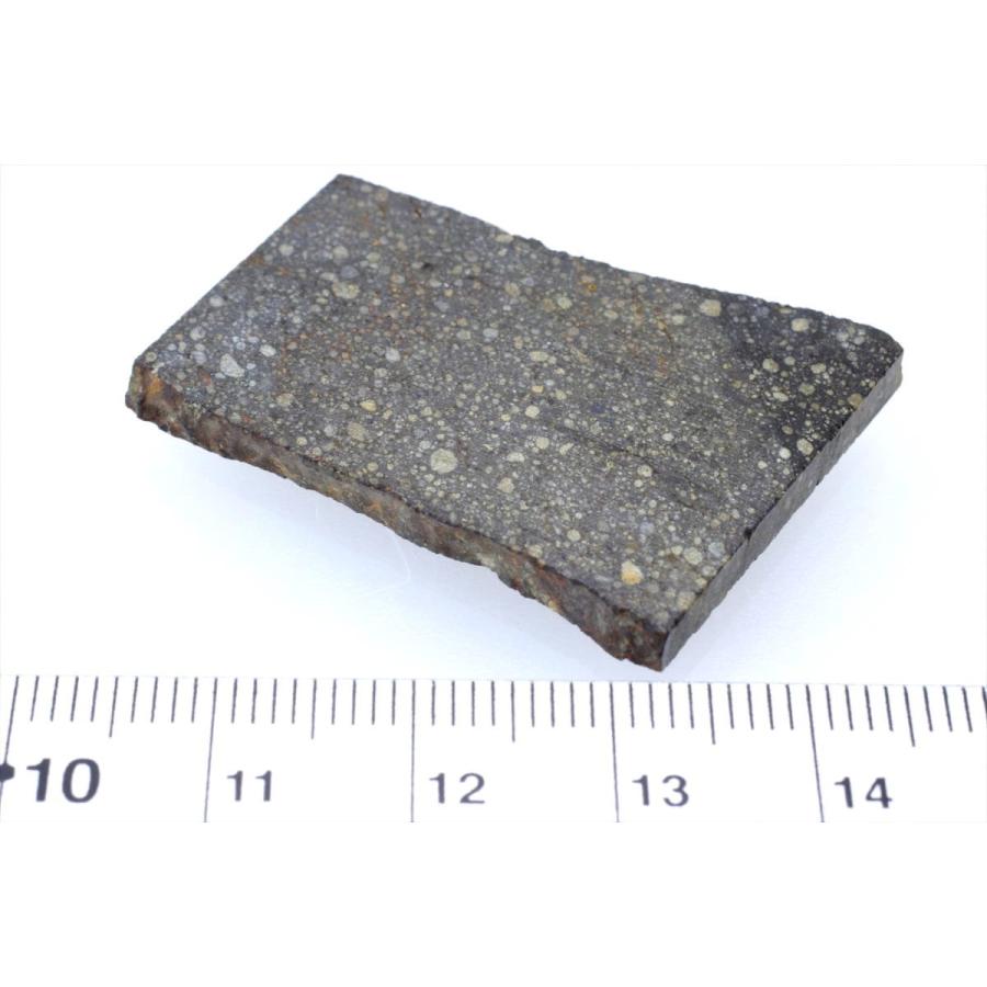 NWA13758 8.7g 原石 スライス カット 標本 隕石 ルムルチコンドライト R3 No.5｜noblestone7｜04