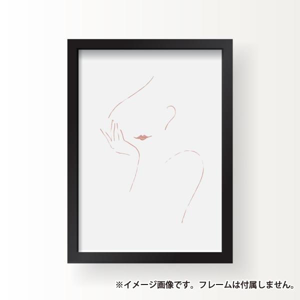 Lips イラストインテリア アート ポスター おしゃれ 玄関 雑貨 一人暮らし 北欧 韓国 大きい A1 A3 B2 Illustration 18 備品販促二郎 通販 Yahoo ショッピング