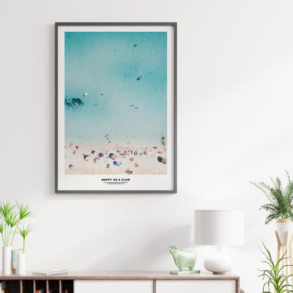 HAPPY AS A CLAM 写真 フォト インテリア アート ポスター おしゃれ