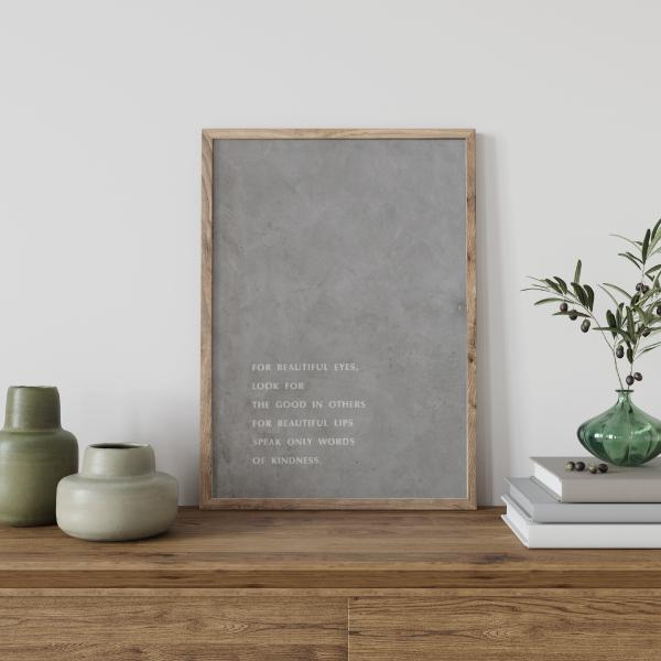 サイズ オードリーヘップバーン 名言 モノクロ インテリア アート ポスター 壁掛け シンプル おしゃれ 北欧 韓国 雑貨 Typography 26 Soyumoa ソユモア 通販 Yahoo ショッピング