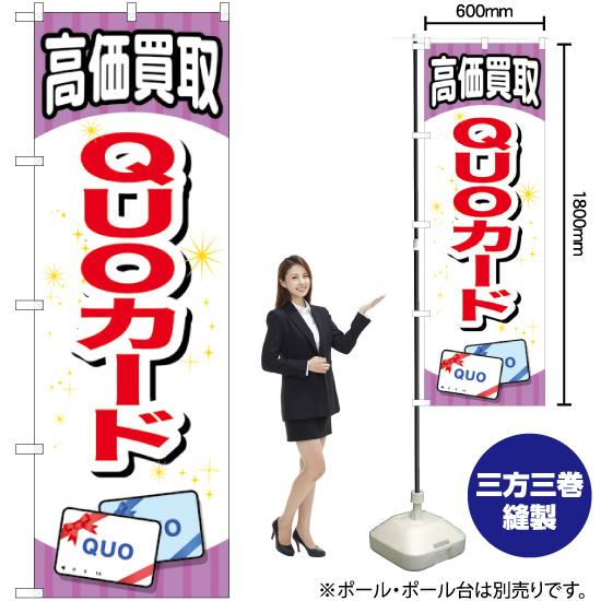 のぼり屋工房 のぼり旗 2枚セット QUOカード GNB-2076 : のぼり旗