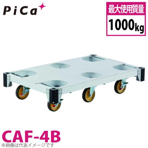 ピカ /Pica アルミ台車（タフキャリー）　CAF-4B　４輪　天板：板仕様　1トン台車 : t51-caf-4b : はしごと脚立のノボッテ -  通販 - Yahoo!ショッピング