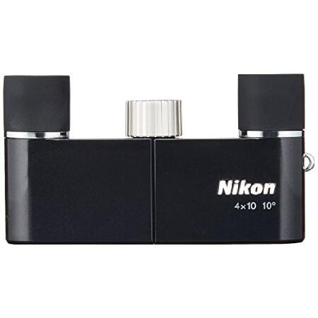 Nikon 双眼鏡 遊 4X10D CF ダハプリズム式 4倍10口径 エボニーブラック 4X10DCF (日本製) 