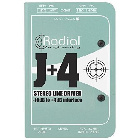 「筋メダル」 Radial Engineering J+4 Stereo Line Driver -10dB to +4dB Interface