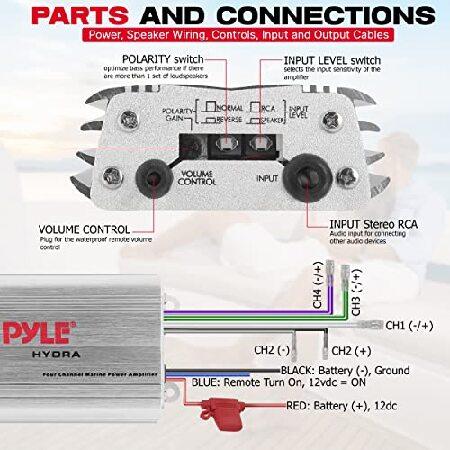 Pyleオーディオ、Inc - Pyle plmrmp3 a Marineアンプ - 1200 W PMPO