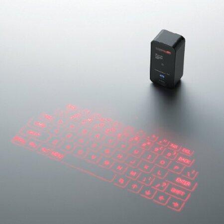 ELECOM 投映型Bluetoothプロジェクションキーボード iPhone/iPad/iPod touch対応 ブラック TK-PBL042BK