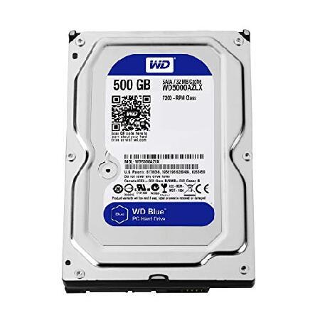 WD Blue 500GB Desktop Hard Disk Drive - 7200 RPM Class SATA 6Gb/s 32MB Cache 3.5 Inch - WD5000AZLX｜nobuimport｜02
