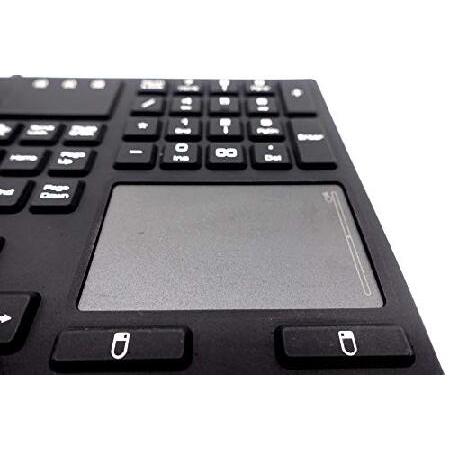 DSI LED Backlit Waterproof Keyboard with Touchpad IP68 Rugged Industrial Silicone JH-IKB110BL｜nobuimport｜02