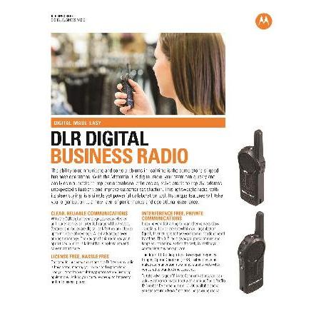 Pack　of　Motorola　DLR1060　Walkie　Talkie　Radios