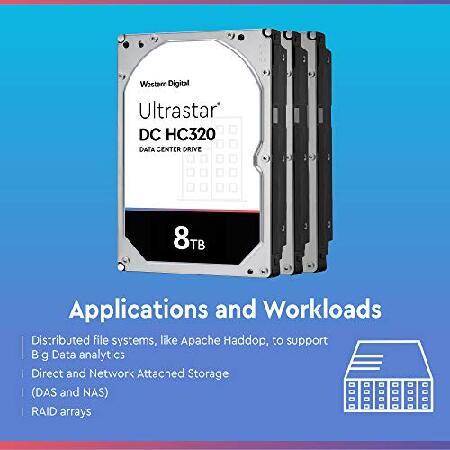 HGST WD Ultrastar DC HC320 8TB 7200 RPM SATA 6Gb/s 3.5インチ エンタープライズハードドライブ (HUS728T8TALE6L4)｜nobuimport｜06