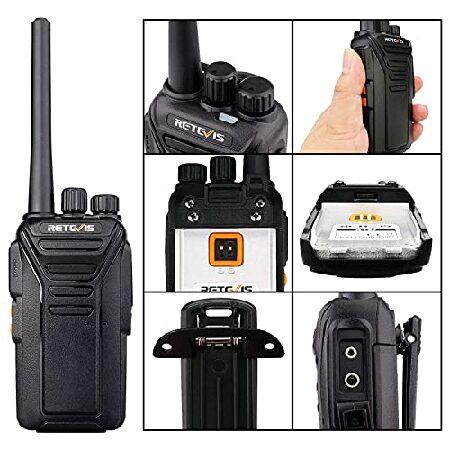 Retevis RT27 Walkie Talkies for Adults, Heavy Duty Two Way Radios Long Range, VOX Hands Free, Local Alarm, Rugged Way Radio (6 Pack) with Six-Way Ch - 5