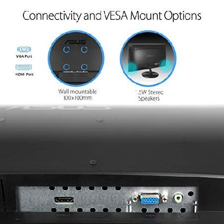 Asus VP228HE 21.5” Full HD 1920x1080 1ms HDMI VGA Eye Care Monitor,Blacklight｜nobuimport｜05