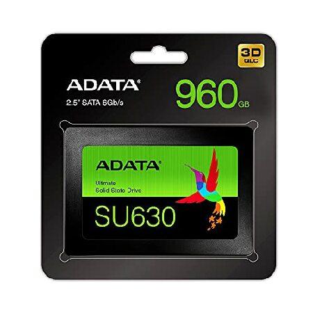 ADATA 2.5インチ 内蔵SSD 960GB SU630シリーズ 3D NAND QLC搭載 SMIコントローラー 7mm ASU630SS-960GQ-R｜nobuimport｜06