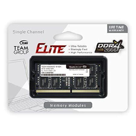 販売販売店舗 TEAMGROUP (チームグループ) Elite 2666 メモリモジュール ノートパソコン用 RAM