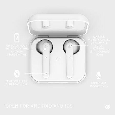 urbanista イヤホン Bluetooth 5.0 Stockholm タッチコントロール Apple iPhone/Android適用 14時間連続再生 充電収納ケース付 デュアルマイク (白)｜nobuimport｜04