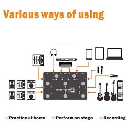 XSONIC Xtone Pro Professional Mobile Audio Interface with Ultra Low Latency, 192KHz＆114dB, 2 Input, 3 Output, EXP Input, Support iOS, Windows, Mac, B｜nobuimport｜04