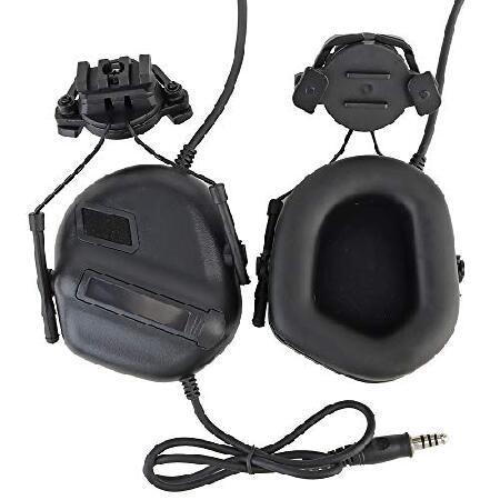 割引クーポンサイト ATAIRSOFT tactical headset war unlimited power intercom with microphone waterproof headphones， no noise reduction function (BK)