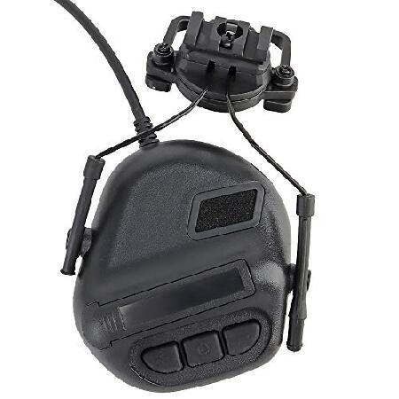 割引クーポンサイト ATAIRSOFT tactical headset war unlimited power intercom with microphone waterproof headphones， no noise reduction function (BK)