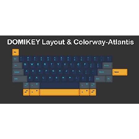 新品で購入して Domikey hhkb abs doubleshot keycap Set Atlantis Blue hhkb Profile for topre stem Mechanical Keyboard HHKB Professional pro 2 bt (Domikey Atlantis Setx