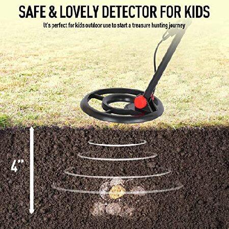 オフィス AVID POWER Metal Detector for Kids， Kid Metal Detectors 28-35 Adjustable Stem Metal Detectors with 7.4 Waterproof Coil， Lightweight Gold Detector f