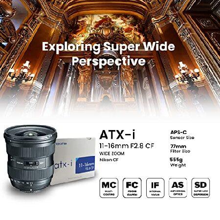 【新版】 Tokina 超広角ズームレンズ atx-i 11-16mm F2.8 CF ニコン F用 APS-Cフォーマット用 696958 【CE9024145639】(32384円)