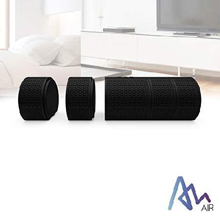 オンラインストア取寄 Air Audio The Worlds First Pull-Apart Wireless Bluetooth Speaker Portable Surround Sound and Multi-Room Use， Black