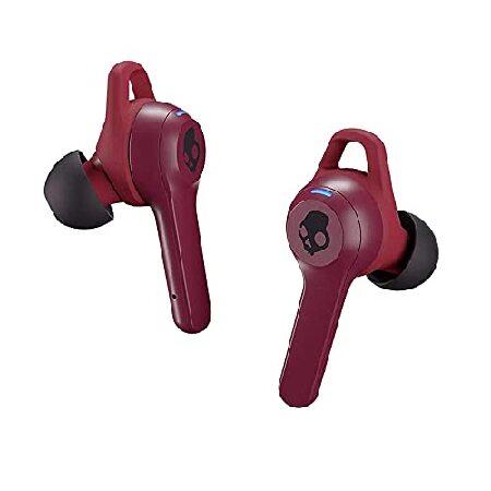 純正ケース付 Skullcandy 完全ワイヤレスイヤフォン Indy Evo DEEP RED S2IVW-N741