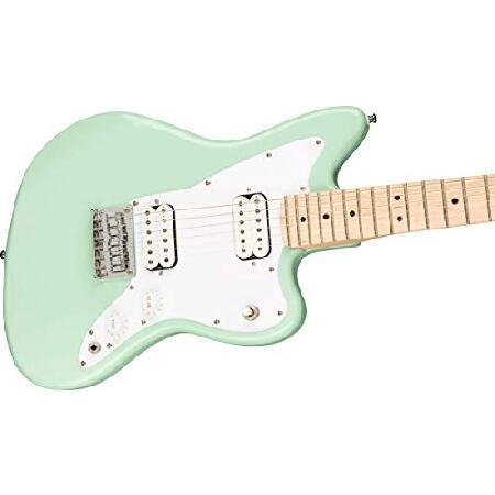 Squier エレキギター Mini Jazzmaster(R) HH, Maple Fingerboard, Surf Green ソフトケース付き