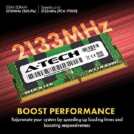 格安ショッピング A-Tech 64GB (4x16GB) DDR4 2133MHz SODIMM PC4-17000 2Rx8 Non-ECC CL15 1.2V 260-Pin SO-DIMM ノートパソコン ノートブック コンピューター RAM メモリアップ