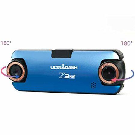 UltraDash Z3+ Standard Edition - Dual Lens Dash Cam HD 2K 1440P, Telephoto Zoom-in Lens, 140° Wide Angle, 2" LCD, G-Sensor, HDR, Night Video, Super C｜nobuimport｜05