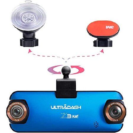 UltraDash Z3+ Standard Edition - Dual Lens Dash Cam HD 2K 1440P, Telephoto Zoom-in Lens, 140° Wide Angle, 2" LCD, G-Sensor, HDR, Night Video, Super C｜nobuimport｜06