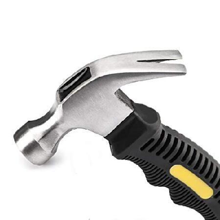 ネット公式 ZOENHOU 6 PCS 8 Oz Length 6.5 Inch Claw Hammer， Small Stubby Hammers with Anti-Slip Plastic Coated Soft Handle Roofing Tools for Car Window Framing Je