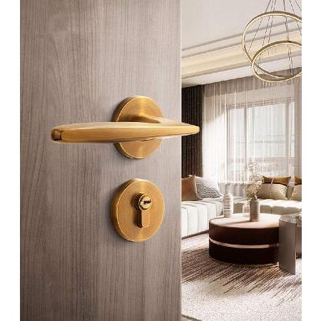 Toy Door Lever with Lock and Key Door Handle Entrance Lever with Modern Design Privacy Door Lock Set Door Lock Door Handle for Bedroom Bathroom Indoor｜nobuimport｜04