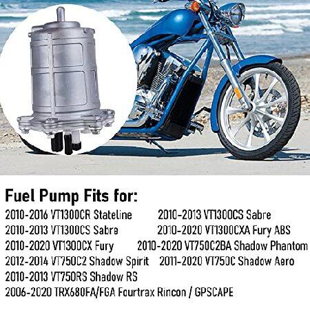 即日配送 Fuel Pump Fits for Honda VT750 Shadow VT1300 Fury Stateline Sabre Interstate， TRX680 Rincon