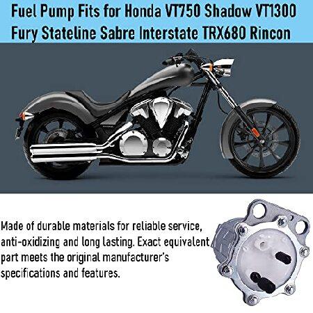 即日配送 Fuel Pump Fits for Honda VT750 Shadow VT1300 Fury Stateline Sabre Interstate， TRX680 Rincon