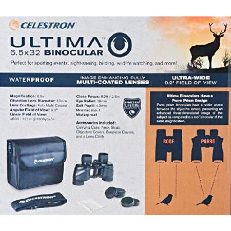 26【新品未使用】 Celestron C72250 | Ultima Binoculars 6.5 x 32 mm Porro Binocular 【2786655591】(15800円)