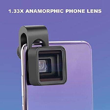 Mobile Anamorphic Widescreen Lens,1.33X Wide Screen Deformation Filmmaking Optical Glass,Movie/Photo/Record Video HD Lens,for Phone/Pad｜nobuimport｜05