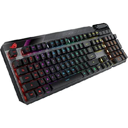 ASUS ROG Claymore II Wireless Modular Gaming Mechanical Keyboard (ROG RX Blue Switches, detachable numpad ＆ wrist rest for TKL 80%/100%, Aura Sync, m｜nobuimport｜03