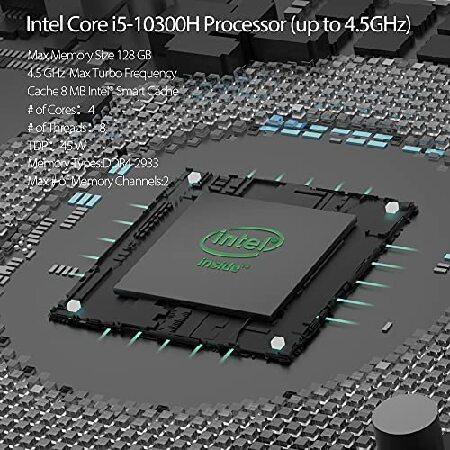 直販正規品 Mini PC Windows 11 Business Mini Desktop 10th Gen Intel Core i5 10300H Processor(Up to 4.5GHz) 8GB DDR4 RAM 256GB SSD Dual Ethernet Mini Computer， Sup