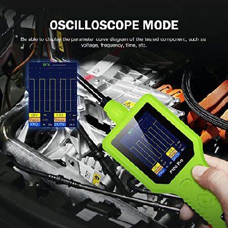 正規特約店 TopDiag P100pro 9-30v car Circuit Tester Automotive 12v 24v Power Circuit Probe Kit Multimeter Digital Oscilloscope Test Tool Activate Vehicle Compone