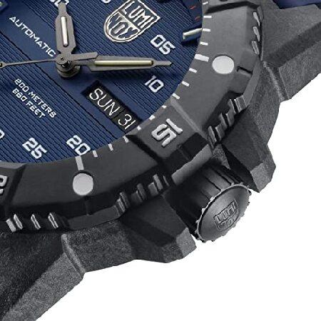 Luminox Master カーボンシール 自動 ブルー スイス製 腕時計 XS.3863｜nobuimport｜05