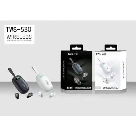 UX530 Wireless Earbuds for Apple iPad Pro 12.9 (2021) with Immersive Sound True 5.0 Bluetooth in-Ear Headphones with 2000mAh Charging Case - Stereo Ca｜nobuimport｜06