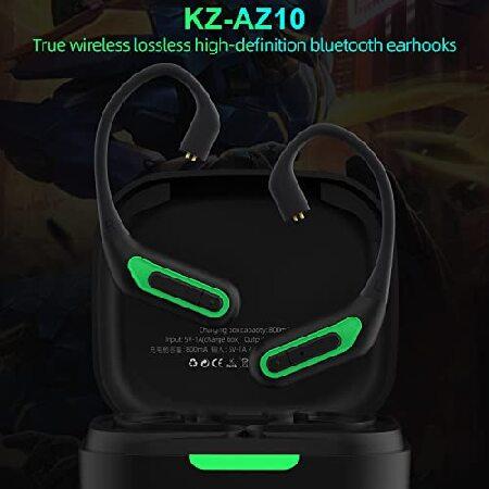 KZ AZ10 Bluetooth V5.2 aptX/TWS + Earbuds Hook with Mic Support/50 Hours Playback and APP Control for Standard 0.75/0.78mm 2PIN Connector｜nobuimport｜02